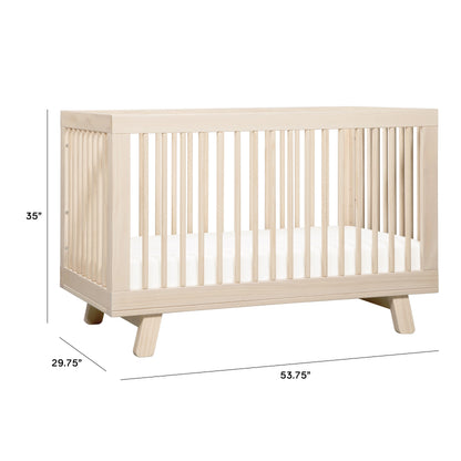 Pre-Order Hudson 3-in-1 Convertible Crib - Washed Natural