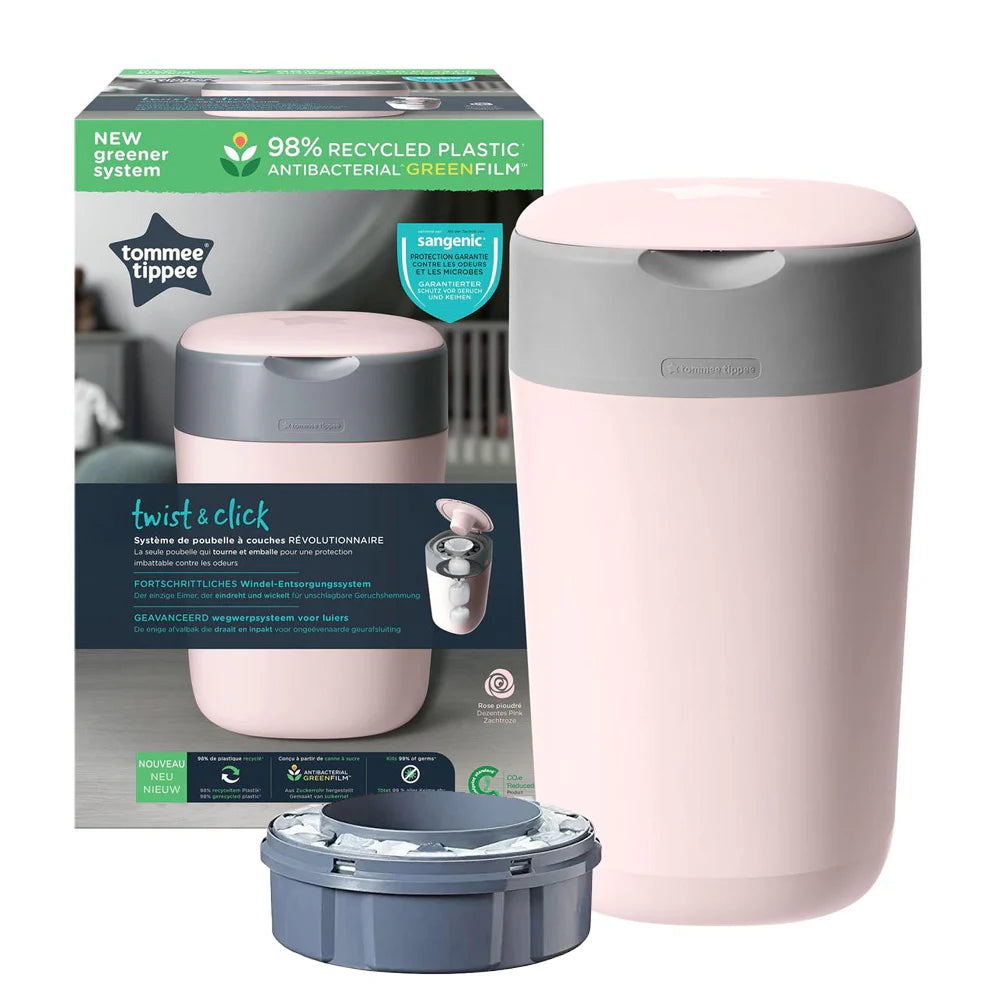 Twist & Click Disposal System - Pink - With 1 Cassette Inside