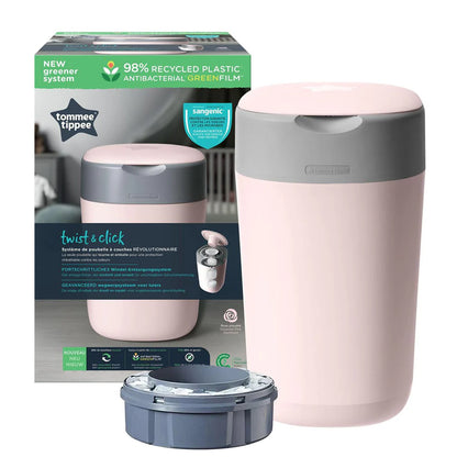 Twist & Click Disposal System - Pink - With 1 Cassette Inside