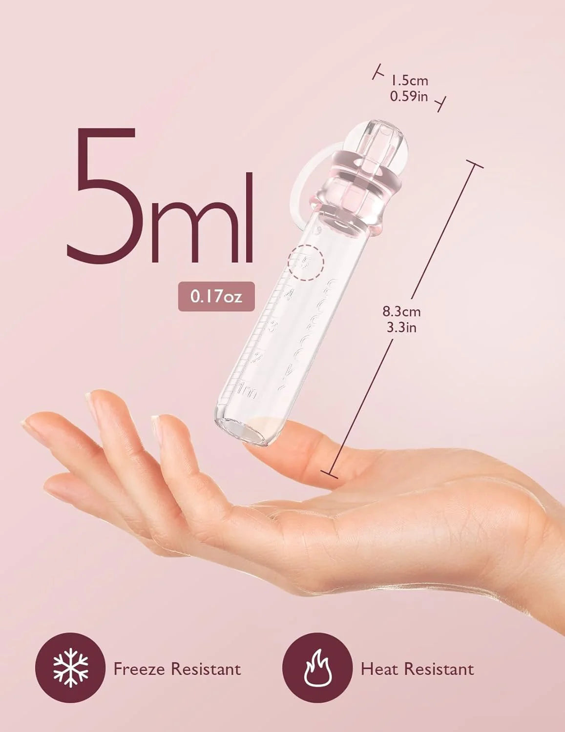 Silicone Colostrum Collector - 5ml - 6 pcs