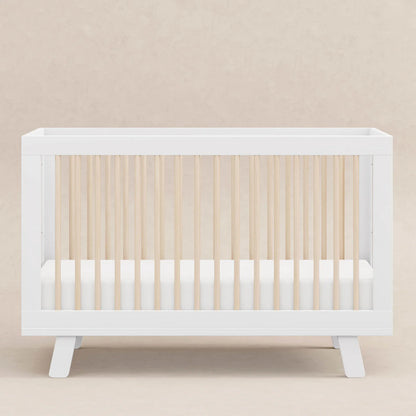 Pre-Order Hudson 3-in-1 Convertible Crib - White/Washed Natural