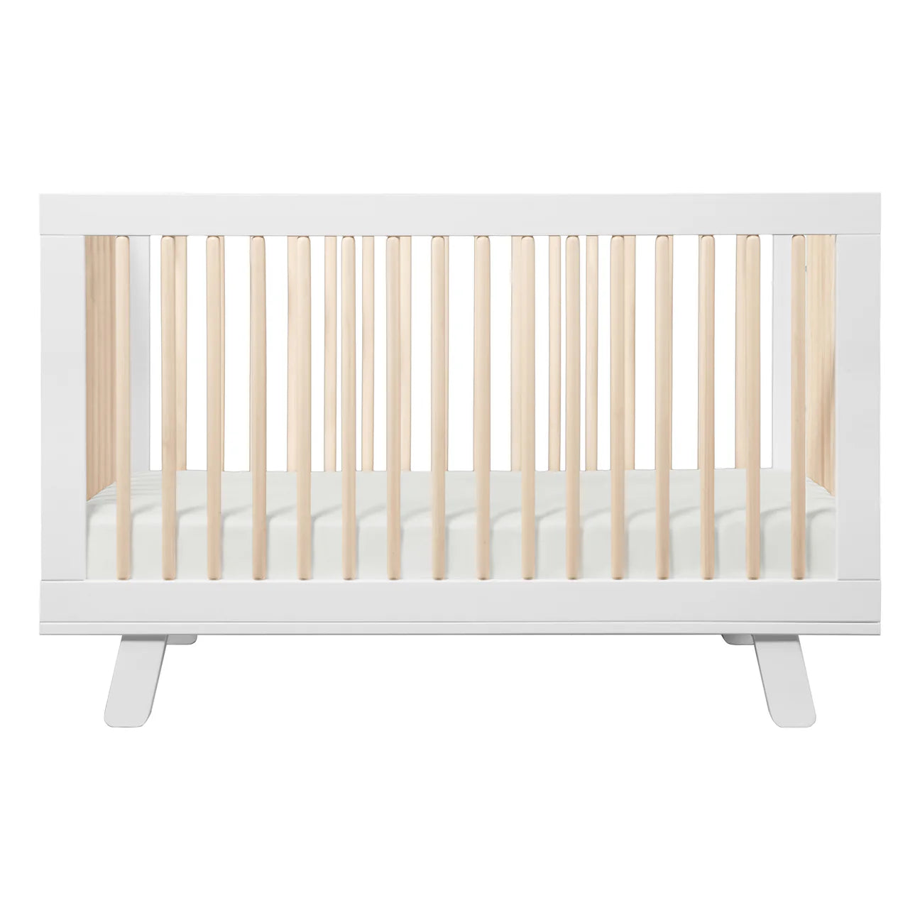 Pre-Order Hudson 3-in-1 Convertible Crib - White/Washed Natural