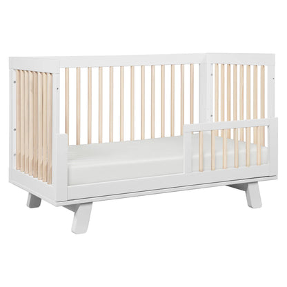 Pre-Order Hudson 3-in-1 Convertible Crib - White/Washed Natural