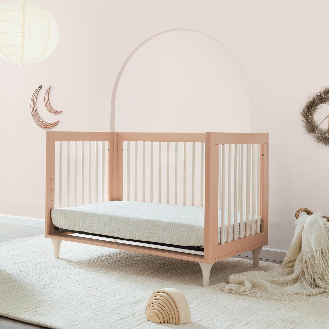 Pre-Order Lolly 3-in-1 Convertible Crib - Canyon/ Washed Natural