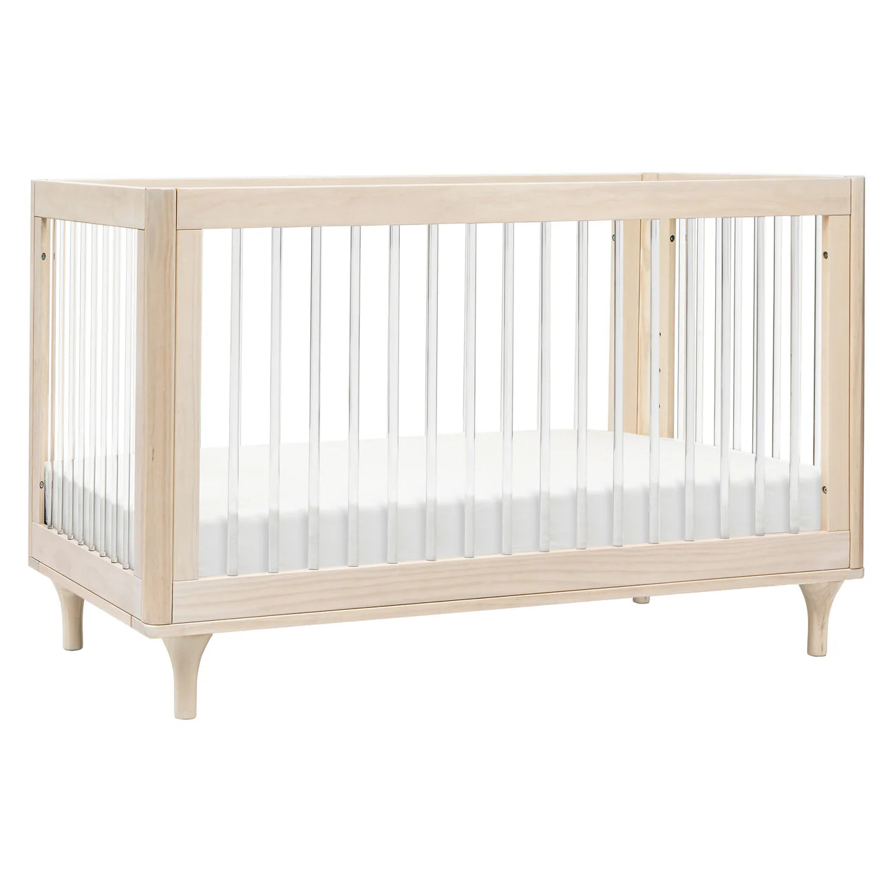 Pre-Order Lolly 3-in-1 Convertible Crib - Washed Natural / Acrylic