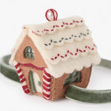 Load image into Gallery viewer, Gingerbread House Felt Baby Headband
