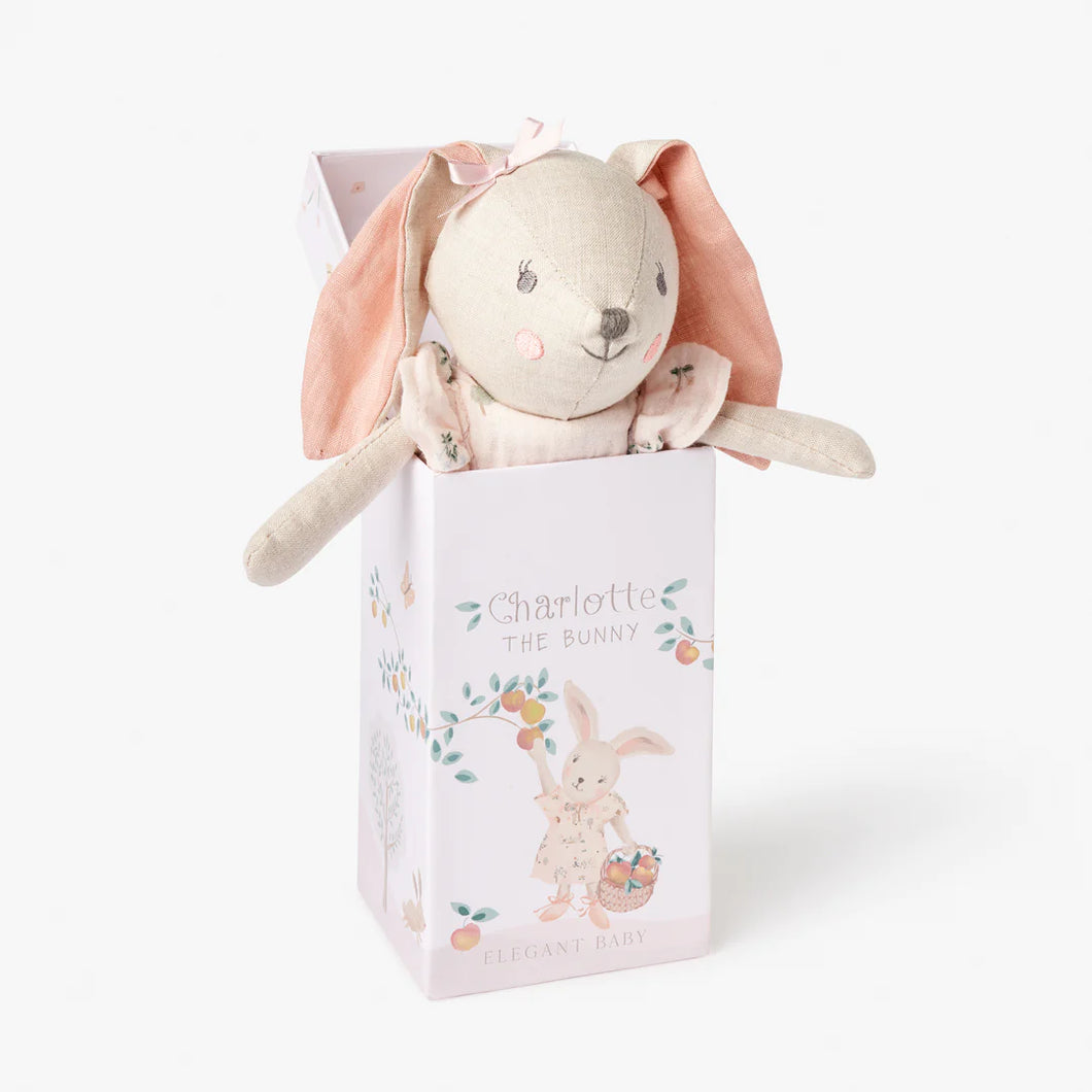 Charlotte The Bunny Linen Toy Boxed
