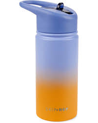 Wander Stainless Steel Straw Bottle - Ombré Blue