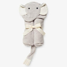 Load image into Gallery viewer, Elephant Hooded Baby Bath Wrap
