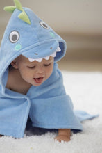 Load image into Gallery viewer, Sea Serpent Hooded Baby Bath Wrap
