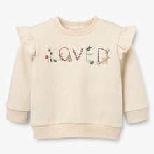 Load image into Gallery viewer, &quot;Loved&quot; Flutter Sleeve Pullover
