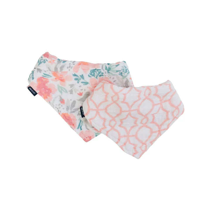 Floret + Trellis Bandana Bib Set