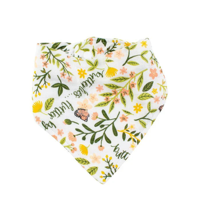 Flutterby - Oh So Soft Muslin Bandana Bib