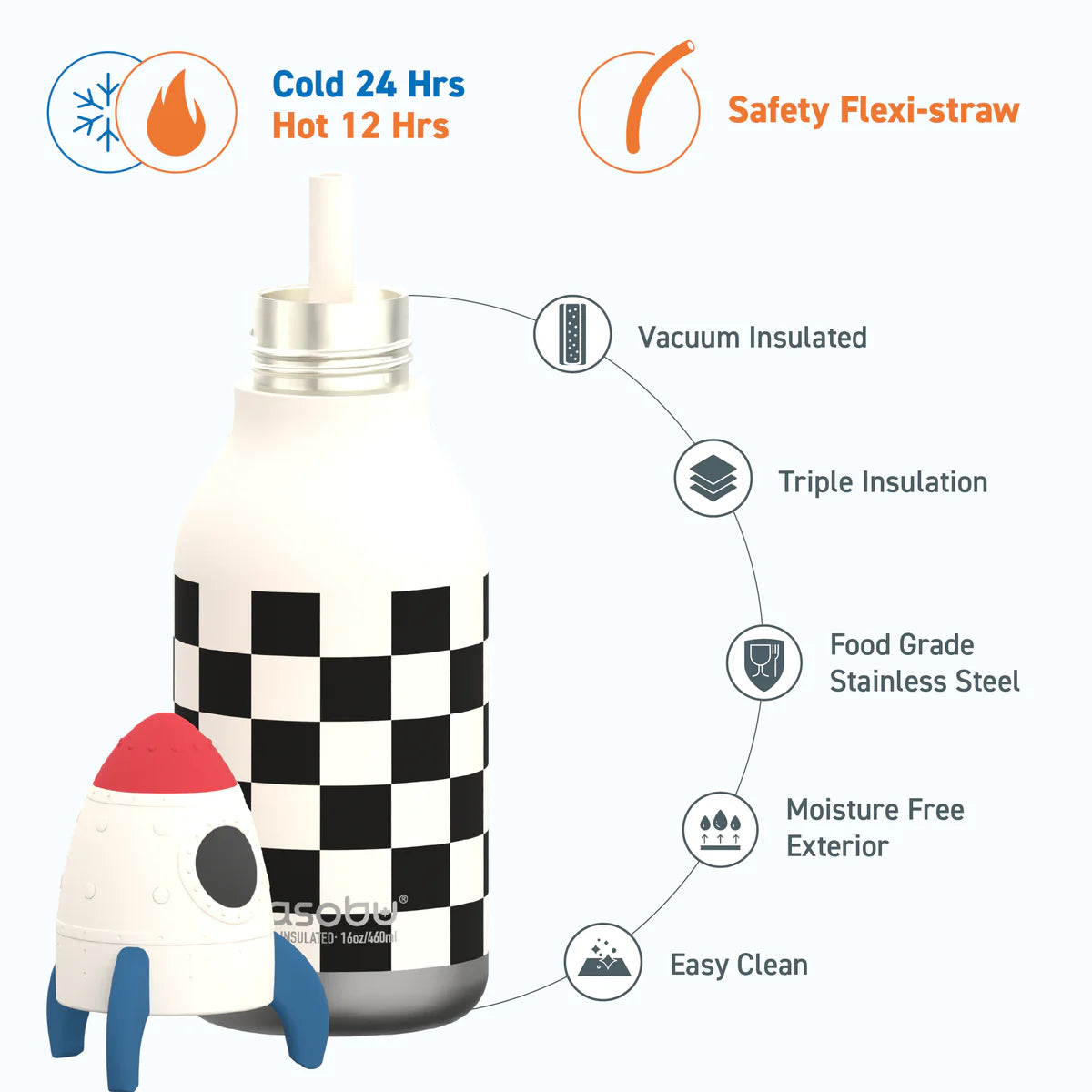 Rocketship Bestie Bottle