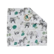 Jungle Classic - Muslin Teether Blanket