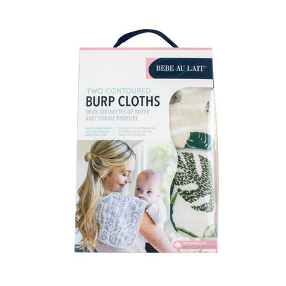 Jungle + Rainforest Classic Muslin Burp Cloths Set