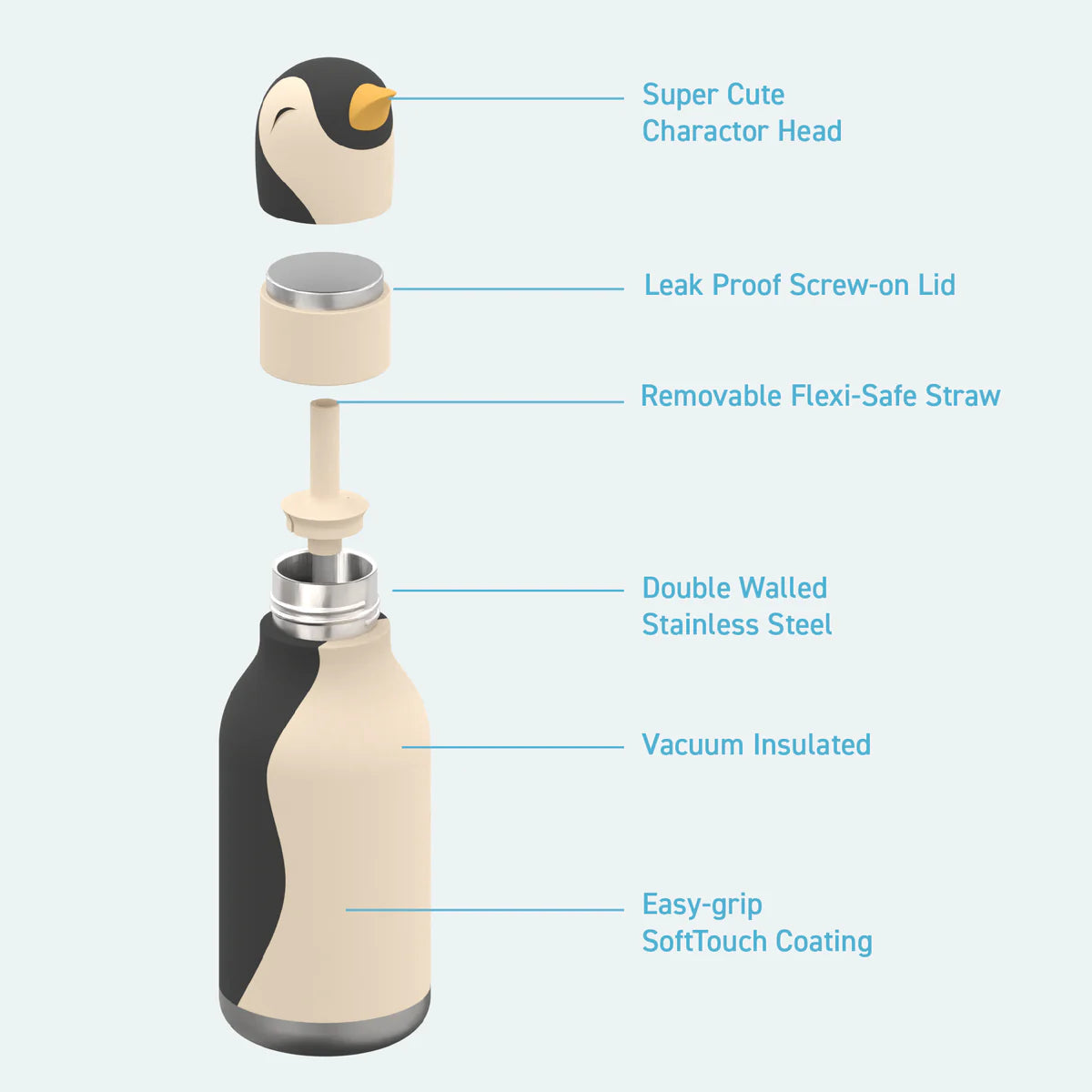 Penguin Bestie Bottle