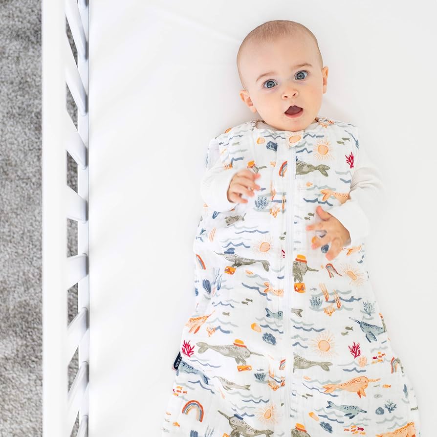 Narwhal Muslin Bedtime Sleeper