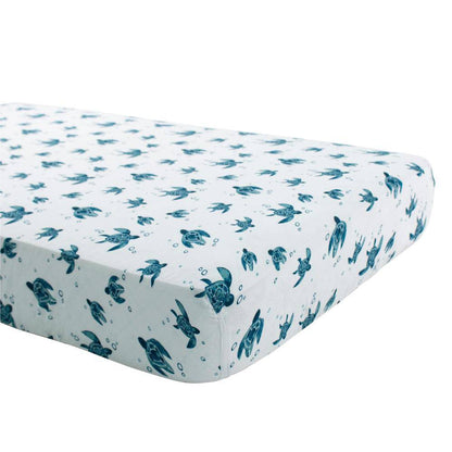 Sea Turtles Oh So Soft Muslin Crib Sheet