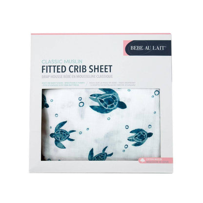 Sea Turtles Oh So Soft Muslin Crib Sheet