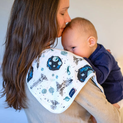 Space + Galaxy Oh So Soft Muslin Burp Cloths