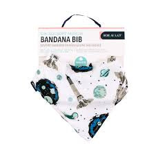 Space Oh So Soft Muslin Bandana Bib