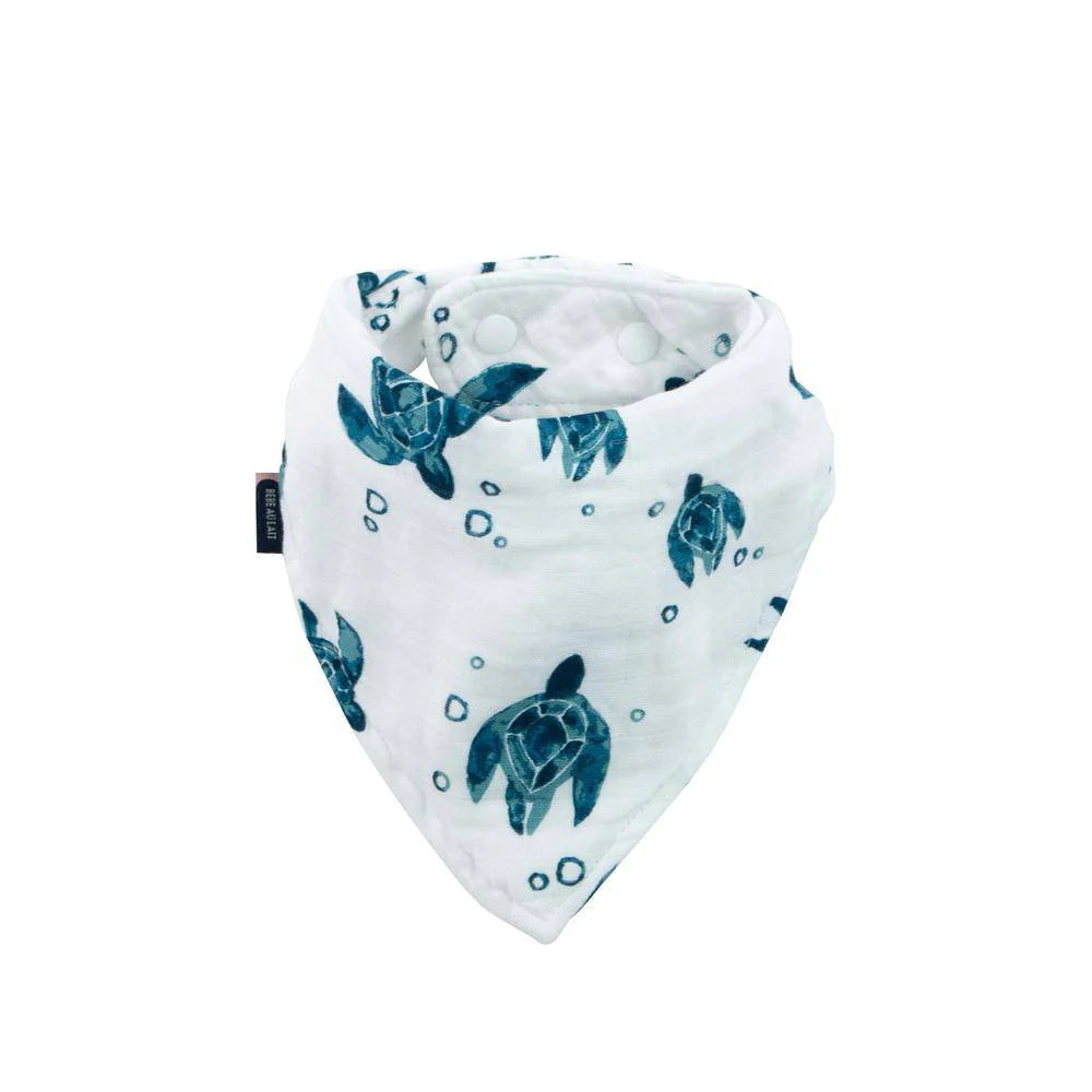 Sea Turtle Muslin Bandana Bib