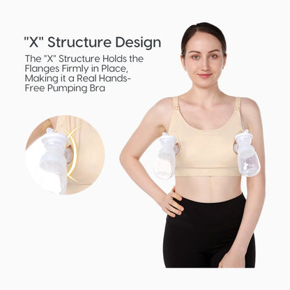 Handsfree Pumping Bra - Beige