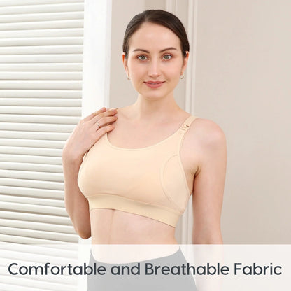 Handsfree Pumping Bra - Beige