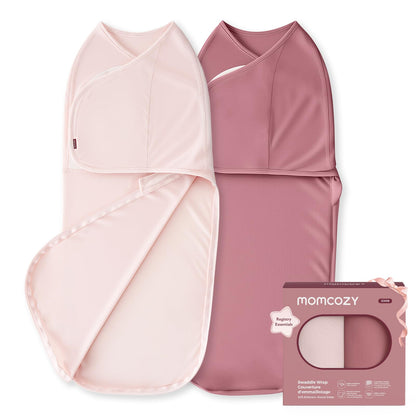 Swaddle Wraps - 0-3M, 2-Pack - Pink