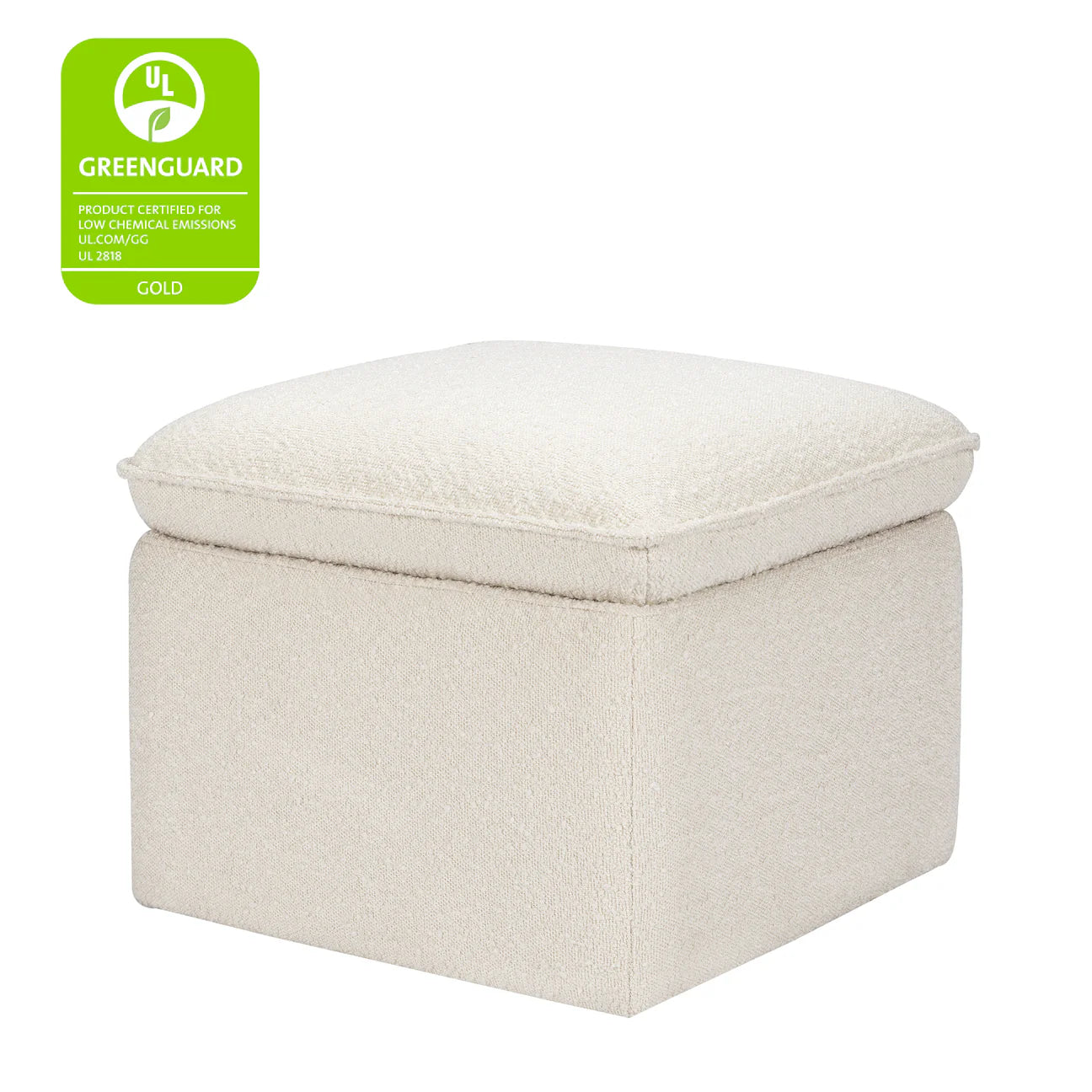 Pre-Order Cali Storage Ottoman in Boucle