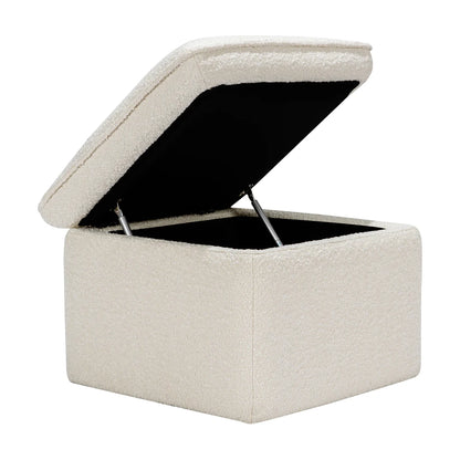 Pre-Order Cali Storage Ottoman in Boucle