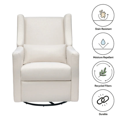 Pre-Order Kiwi Electronic Recliner and Swivel Glider in Eco-Performance Fabric with USB port | Water Repellent & Stain Resistant