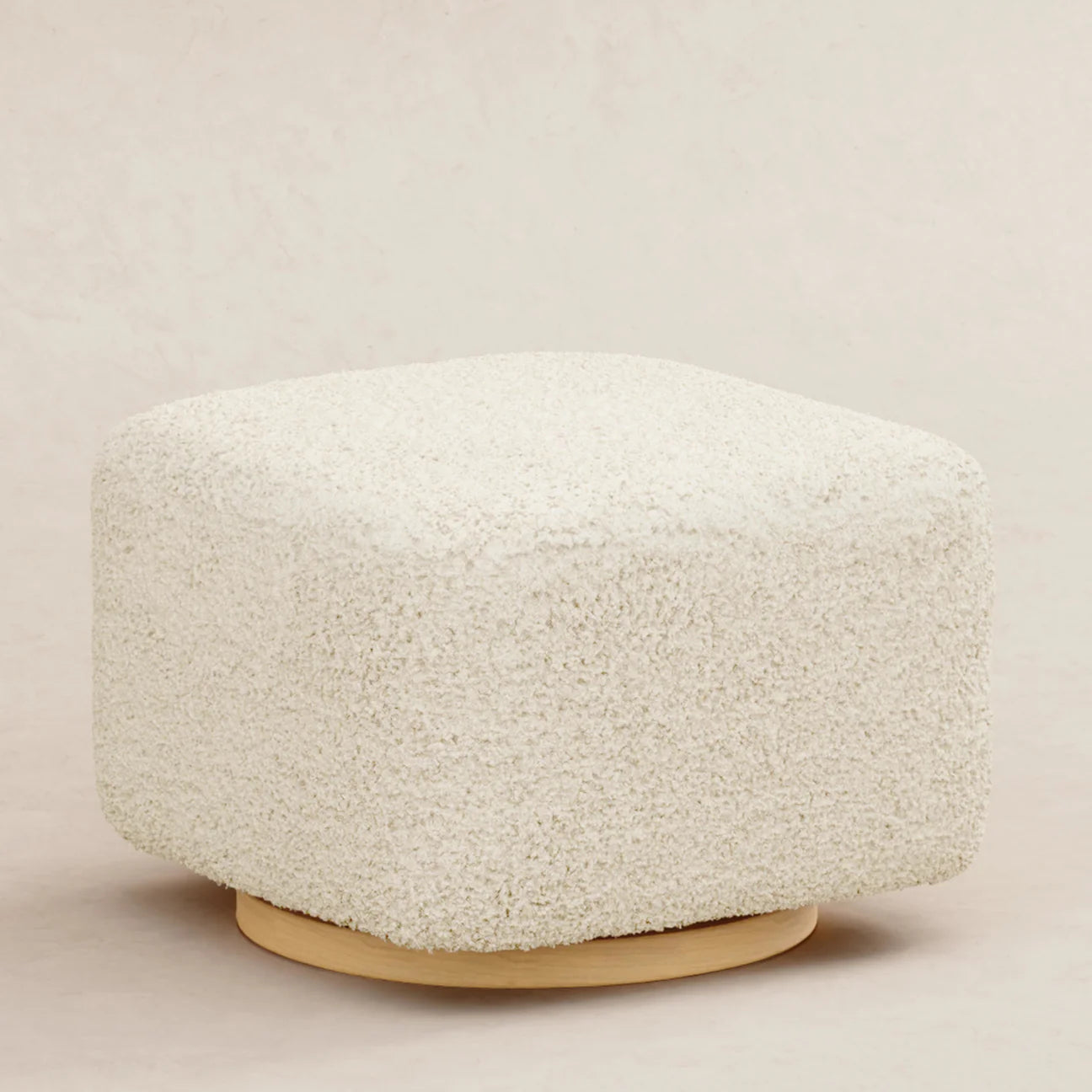 Pre-Order Kiwi Gliding Ottoman in Teddy Loop