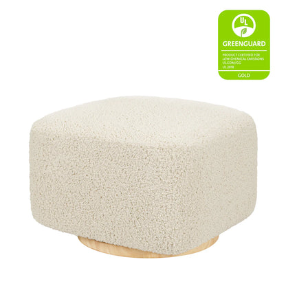 Pre-Order Kiwi Gliding Ottoman in Teddy Loop