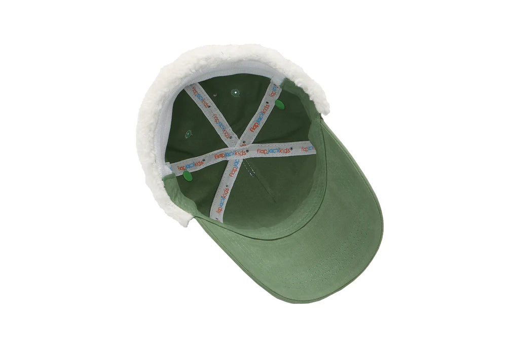 Kids 3D Winter Cap with Ear Flaps - Dino (4-6y+)