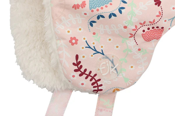 Kids & Baby Water Repellent Trapper Hat - Floral (2-4y)