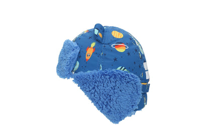 Kids & Baby Water Repellent Trapper Hat - Dino (2-4y)