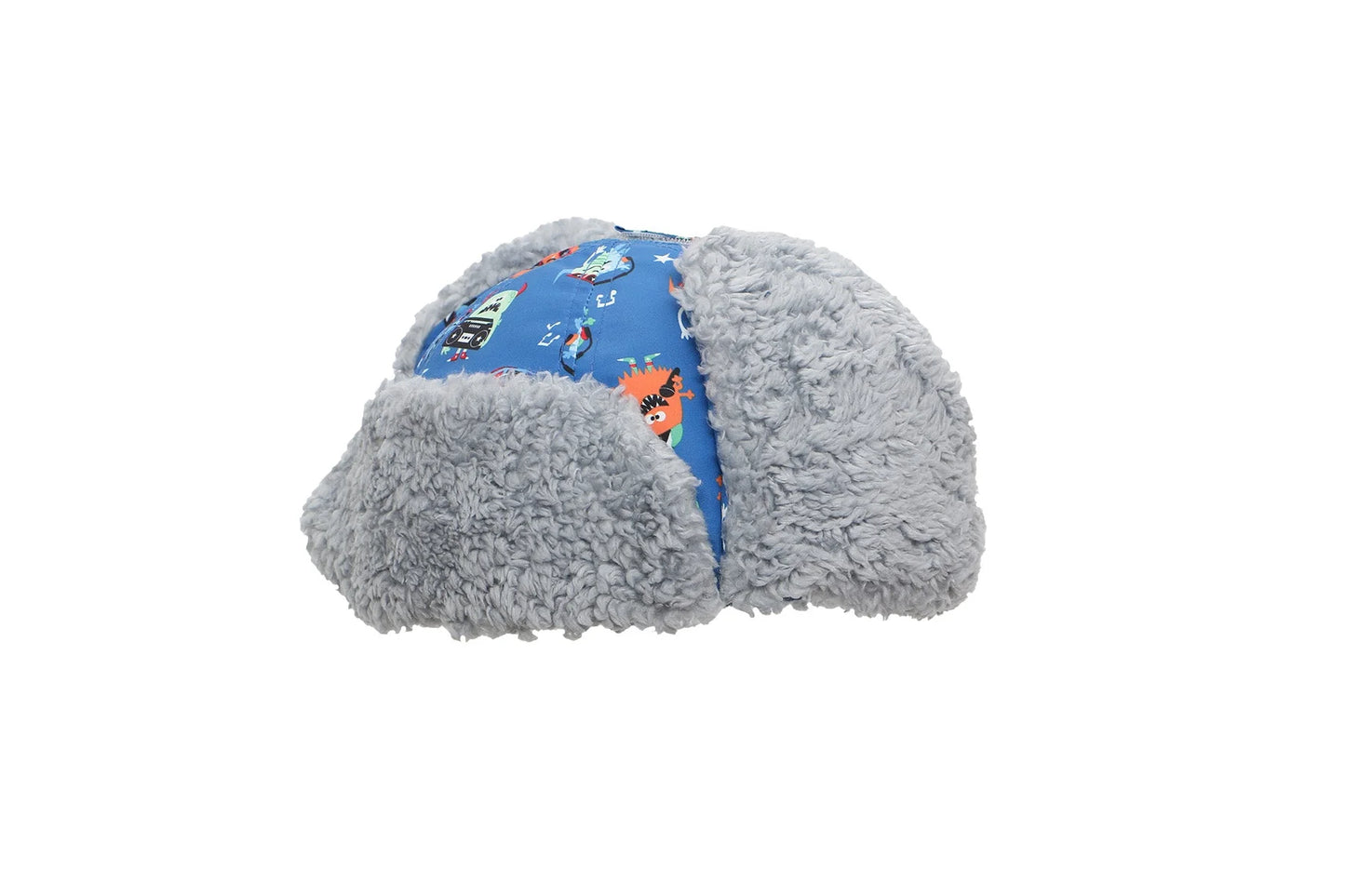 Kids & Baby Water Repellent Trapper Hat - Monsters (6m-2y)