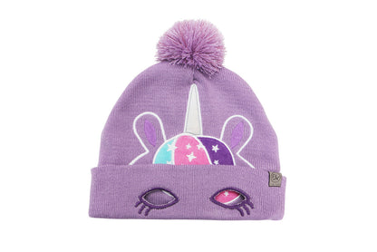 Kids Knitted Beanie - Unicorn (2-6y+)