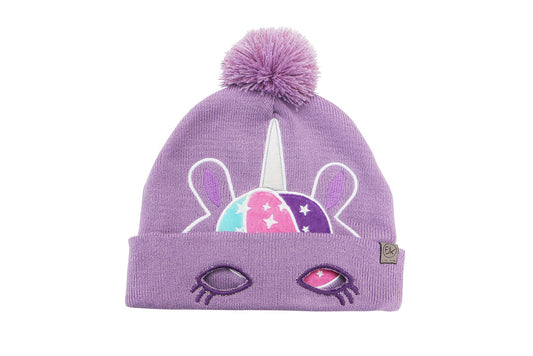 Kids Knitted Beanie - Unicorn (2-6y+)