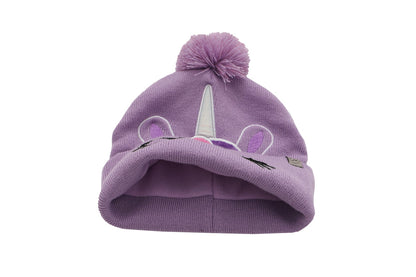Kids Knitted Beanie - Unicorn (2-6y+)