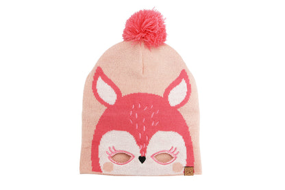 Kids Knitted Beanie - Deer (2-6y+)