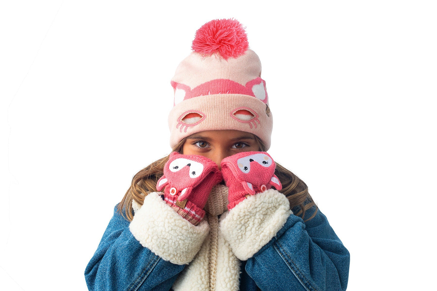 Kids Knitted Beanie - Deer (2-6y+)