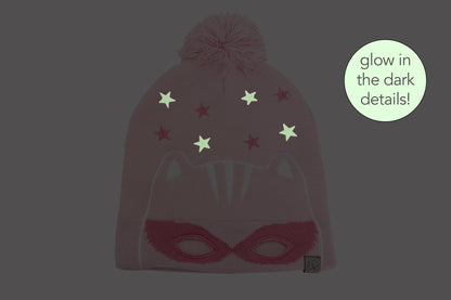 Kids Knitted Beanie - Cat (2-6y+)