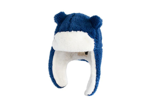 Sherpa Trapper Hat - Navy (4-6y+)