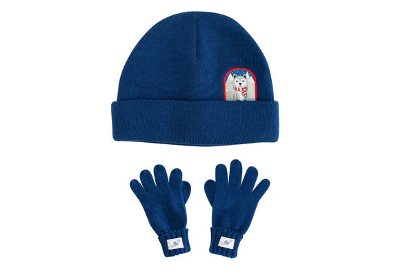 Beanie & Gloves Set - Wolf (2-4y)