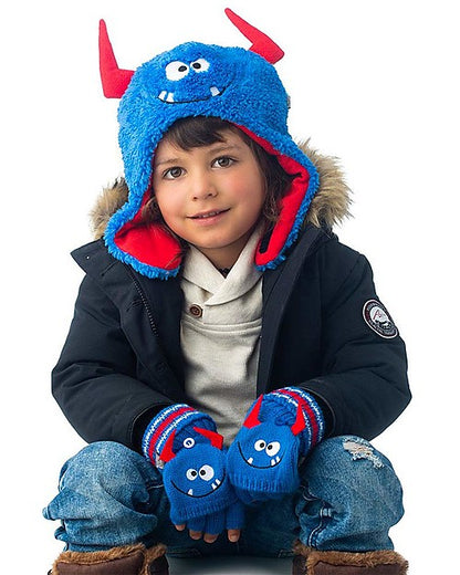 Kids & Baby Reversible Sherpa Hat - Monsters (2-4y)