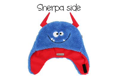 Kids & Baby Reversible Sherpa Hat - Monsters (2-4y)