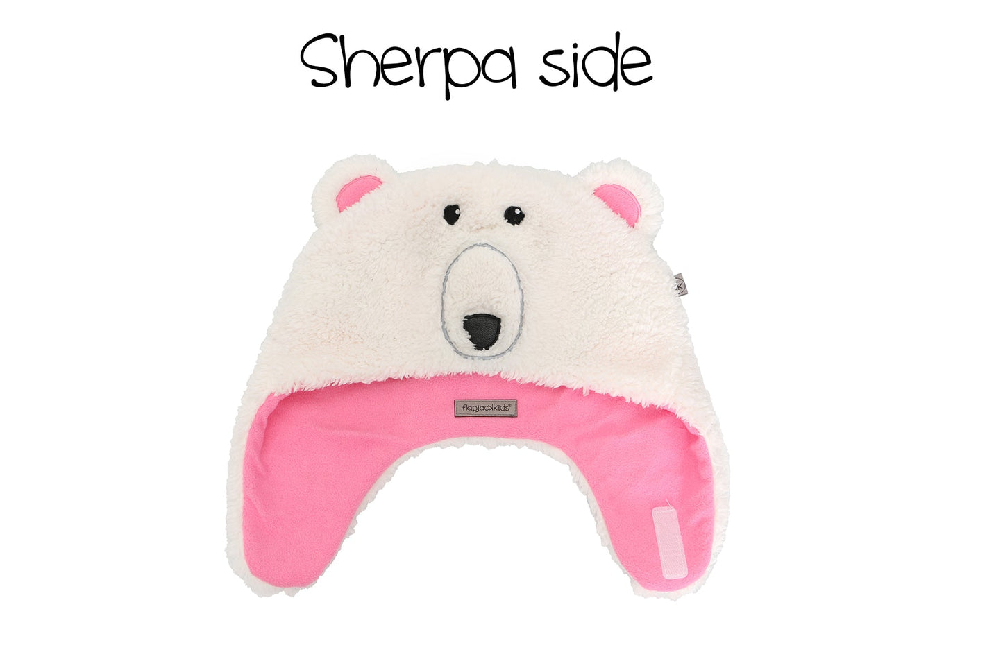 Kids & Baby Reversible Sherpa Hat - Polar Bear & Ski Goggles (6m-2y)